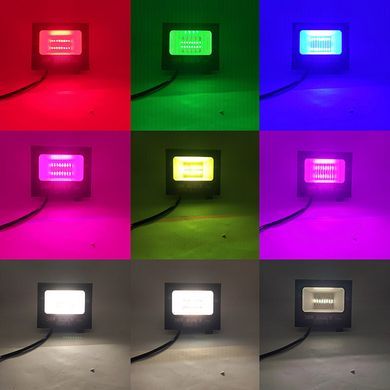 Projecteur LED WiFi Tuya 30W RGBCW IP66 Contrôle SmartLife