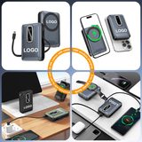 Power Bank Magnétique PD20W avec Charge Sans Fil 15W