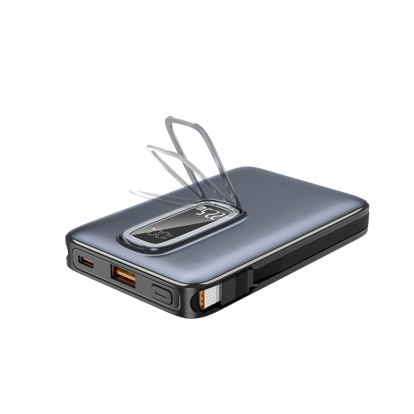 Power Bank Magnétique PD20W avec Charge Sans Fil 15W