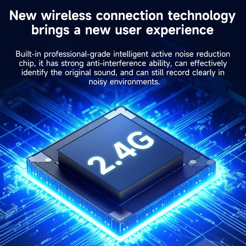 Micro sans fil SX23 USB-C avec boîtier de charge – Double émetteur
