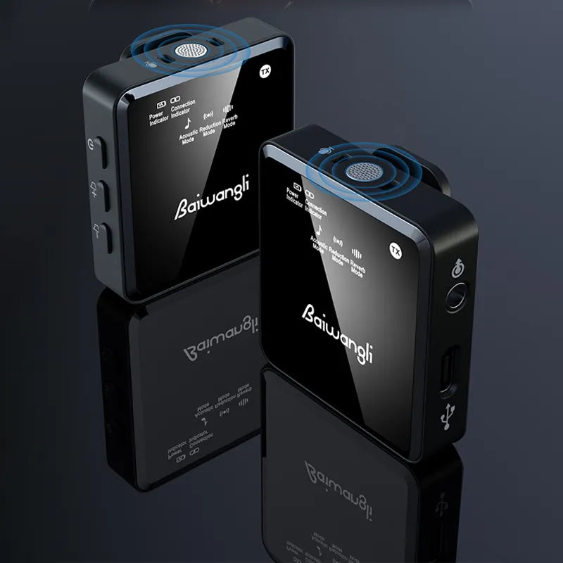 Microphone Lavalier sans Fil SX39 pour Enregistrement et Diffusion avec Réduction de Bruit