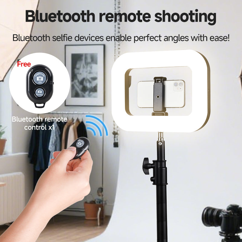 Ring Light RGB E-30 Rechargeable avec Support Téléphone