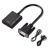 محول 1080P VGA + صوت إلى HDMI