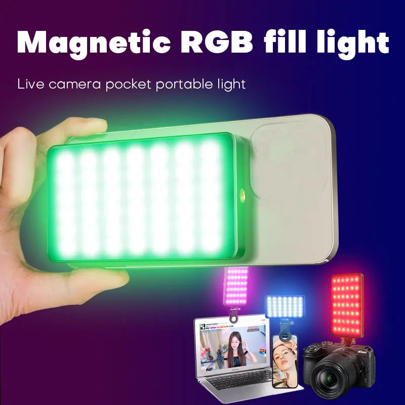 Mini Panneau LED RGB M20 Rechargeable pour Vidéo & Photo