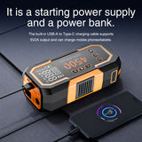 Démarreur Auto Royal R676 avec Compresseur et Power Bank 12000 mah