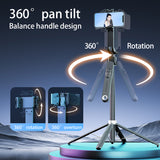 Trépied Suivi Automatique Visage 360° Selfie Stick Q515TK