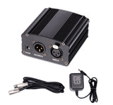 Microphone BM800 + Carte Son Audio V8 + Écouteur + Phantom + XLR cable