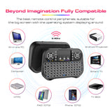 Mini Clavier Sans Fil I10 2.4GHz RGB avec Air Mouse et Pavé Tactile