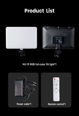 Panneau LED RGB MJ-19 avec Trépied 2m et Télécommande