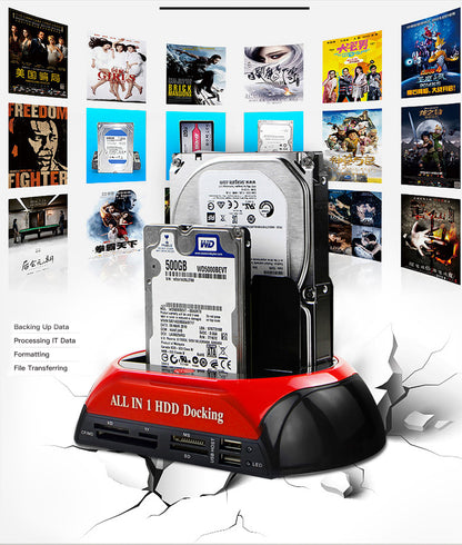 Station d'accueil HDD tout en 1, USB 2.0 vers SATA IDE