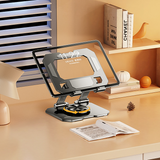 Support de tablette pliable transparent 360° réglable pour bureau