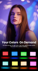 Panneau LED RGB MJ-19 avec Trépied 2m et Télécommande