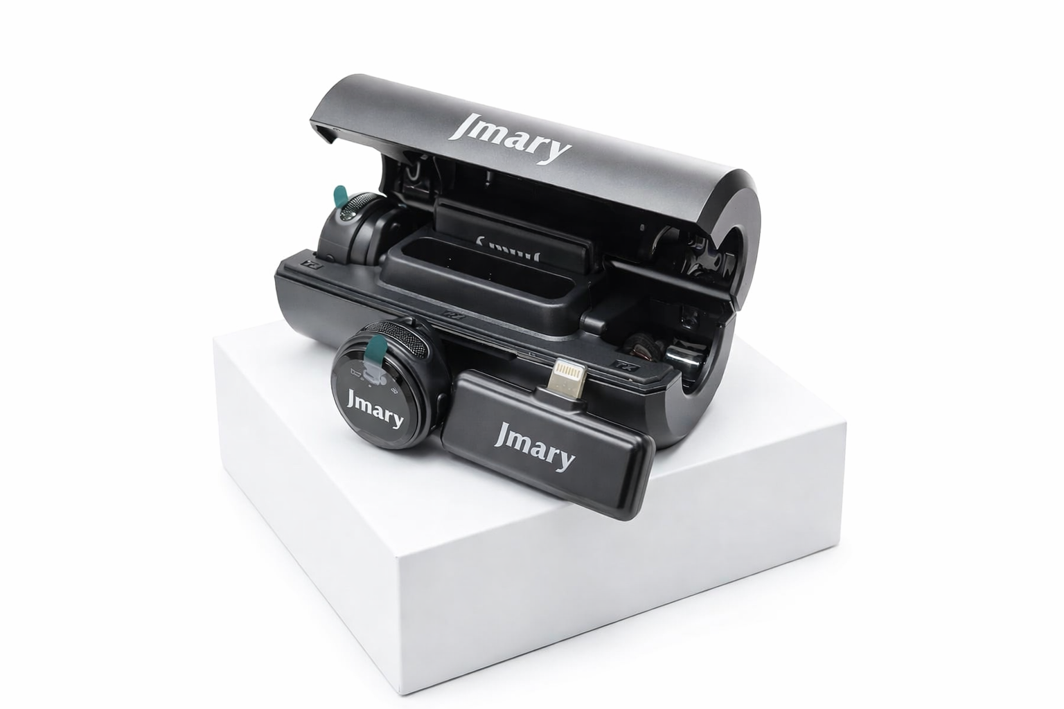 Microphone Sans Fil Jmary MW-19 avec Boîtier de Charge