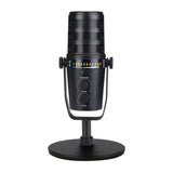 Microphone Dynamique USB/XLR avec Support pour Podcast et Streaming