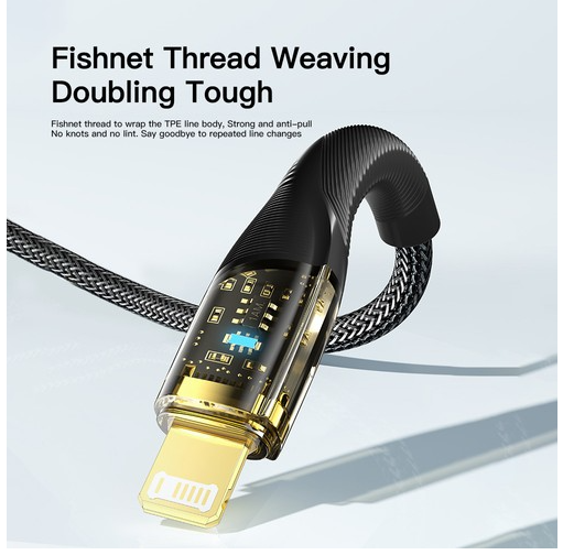 Câble USB Type-C vers Lightning Royal RO-11 27W PD Fast Charge