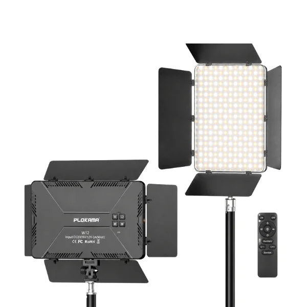 Panneau LED Plokama W12 30W 8000mAh avec Télécommande