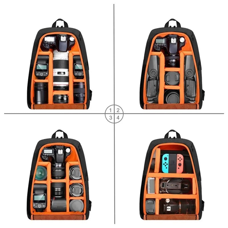 Puluz PU5011 Sac à Dos Universel pour Appareil Photo, Smartphone et Tablette – Résistant & Modulable