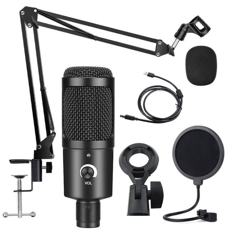 Pack Bidaya: Microphone Studio, Trépied pro, Casque Nia Q1 et Ring Light 33cm
