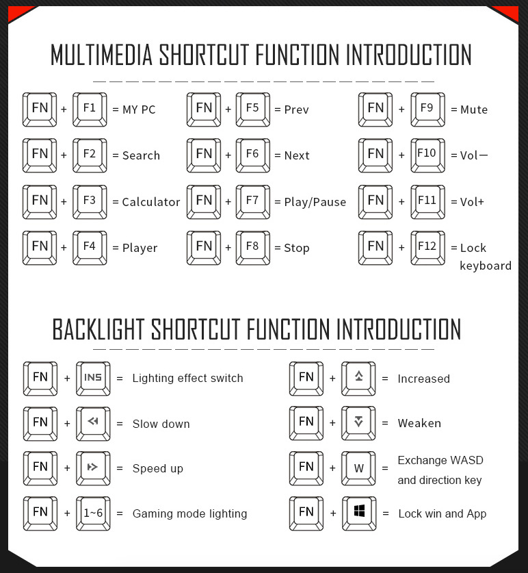 Clavier Mécanique Gaming IMICE MK-X80 – Performance et Éclairage RGB