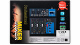 Table de Mixage 4 Canaux USB avec Alimentation Phantom 48V