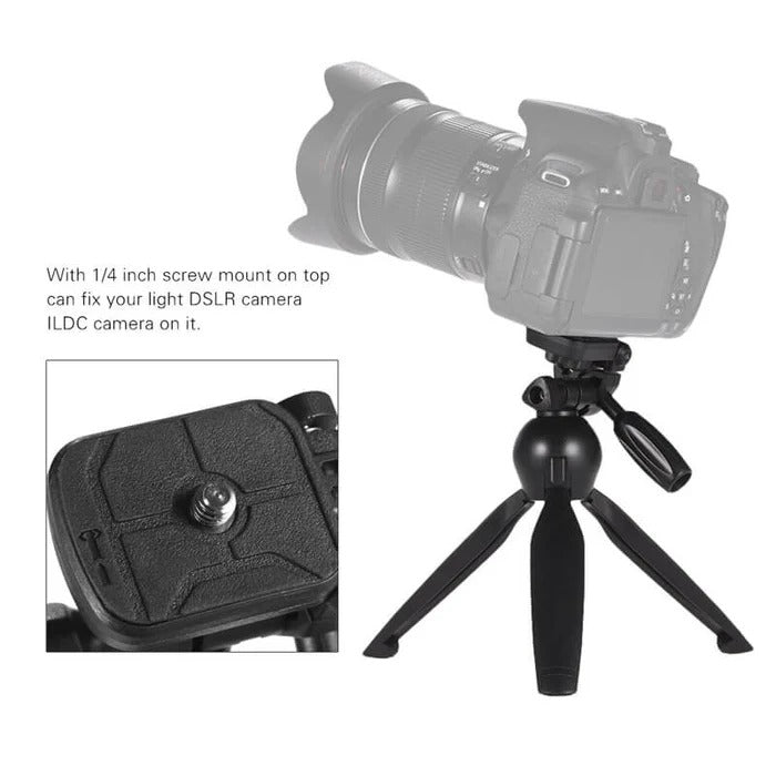 Yunteng Trépied Selfie Multi-Usage VCT-2280 pour Caméra DSLR, Smartphone et Microphone