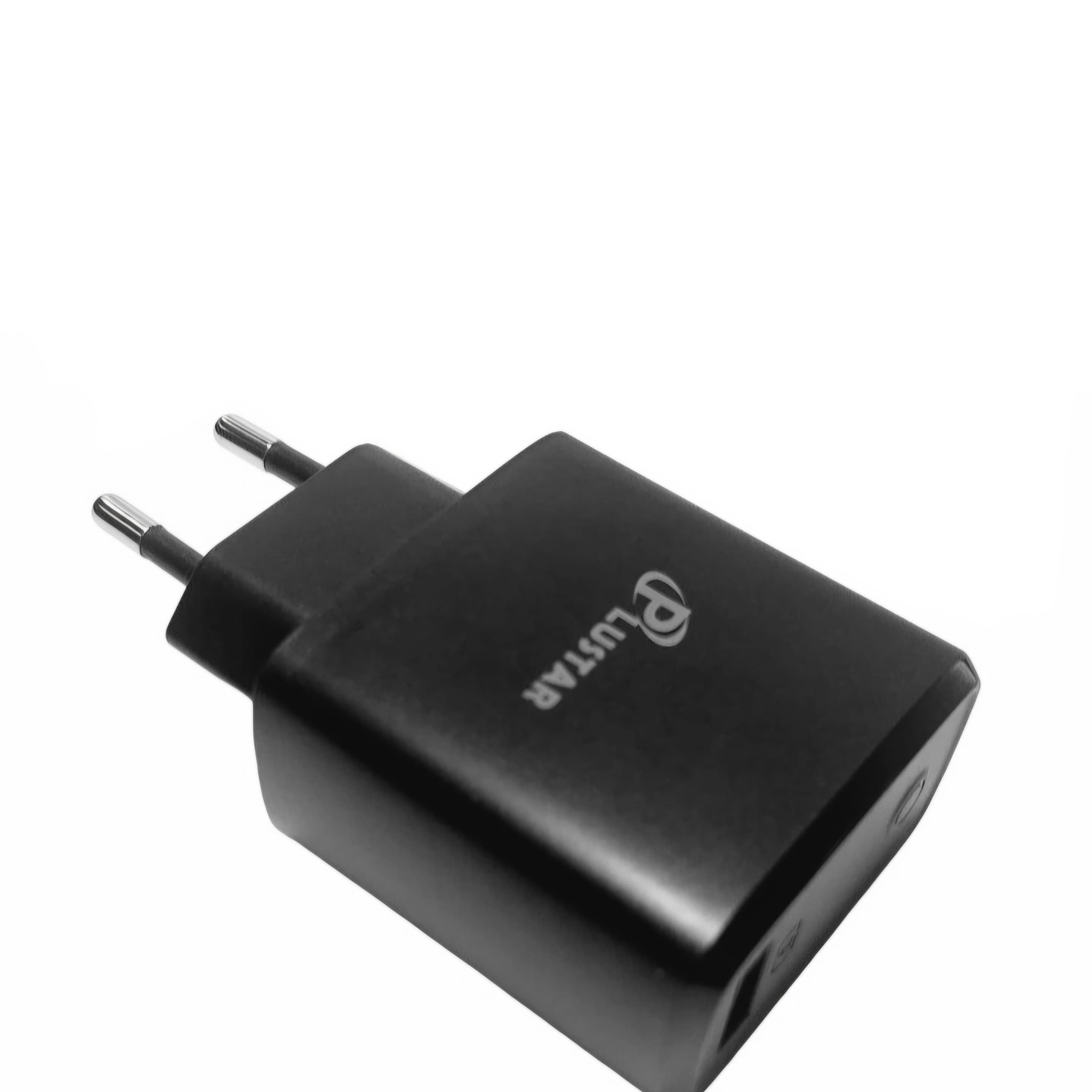 PLUSTAR A501QC Chargeur Fast charge 3A et 18W avec Cable Type C