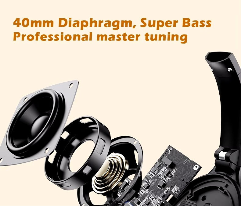 Casque Bluetooth DigitPlus 6D avec Réduction de Bruit ANC et Basses Puissantes