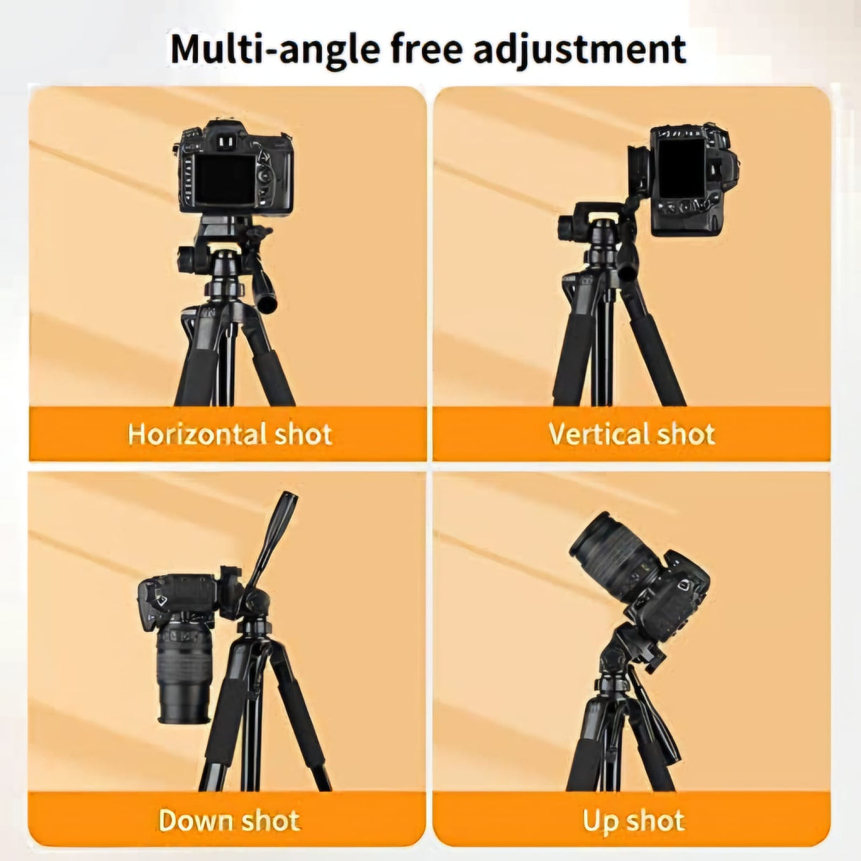 Trépied Universel Portable 1.8m – Stabilité et Flexibilité pour Caméra et Smartphone