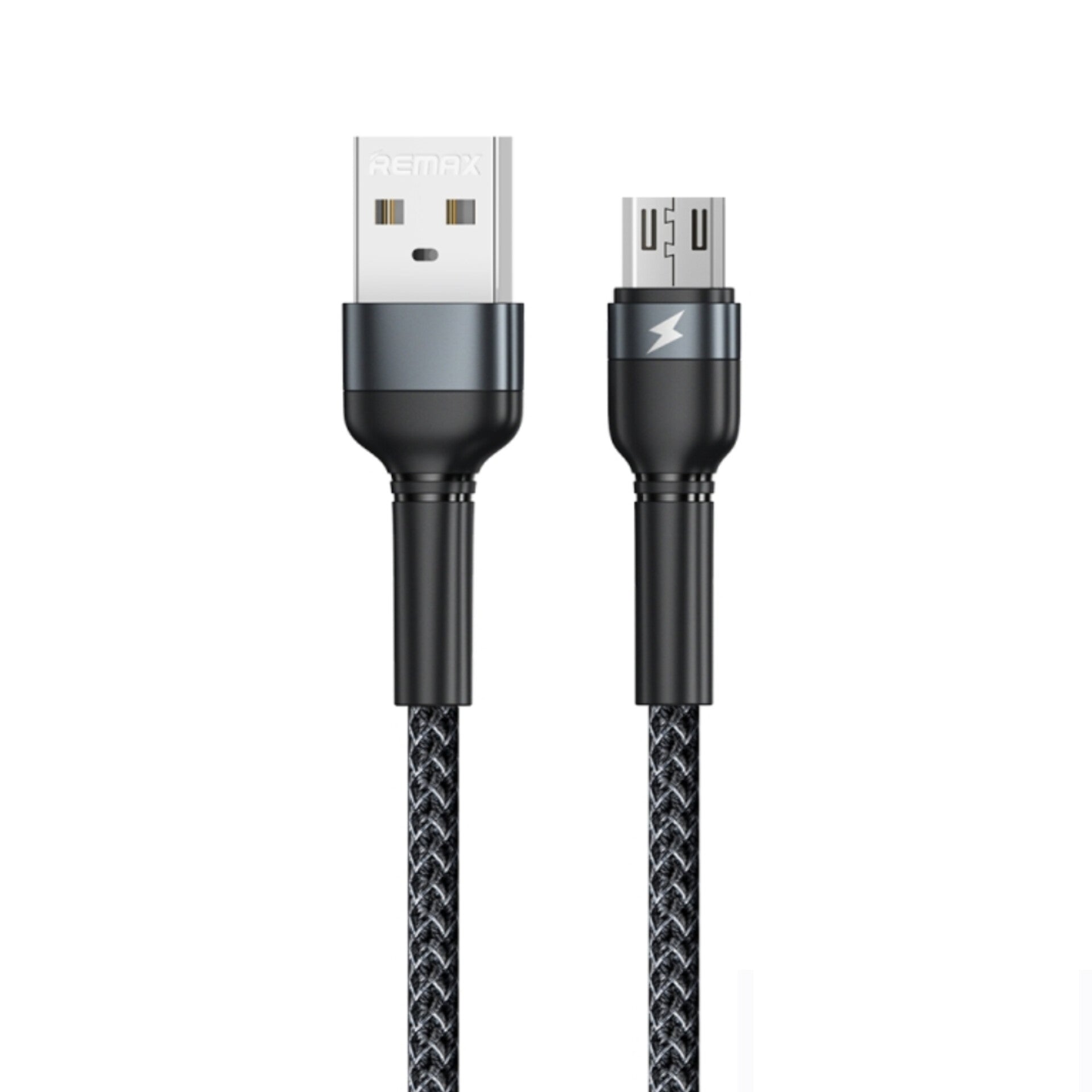 Câble Micro USB Métallique Plustar PL432M – 3.1A, Nylon Tressé