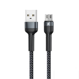 Câble Micro USB Métallique Plustar PL432M – 3.1A, Nylon Tressé