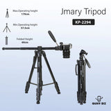 Jmary KP-2294 : Trépied et Monopode Polyvalent pour Photo et Smartphone