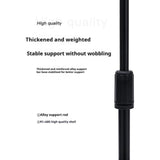 Pied de microphone de bureau réglable en métal