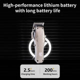 Tondeuse à Cheveux Rechargeable PLUSTAR – Autonomie 180 min | Chargement USB