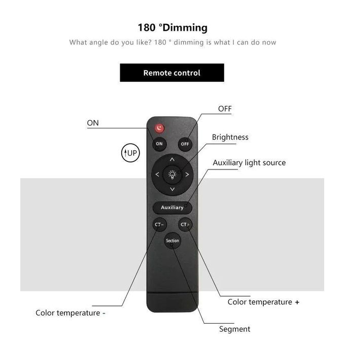 Ampoule LED 85W Photo/Vidéo E27 avec Télécommande 3000K-6500K