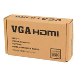 Adaptateur HDMI vers VGA 1080P avec sortie audio 3.5 mm