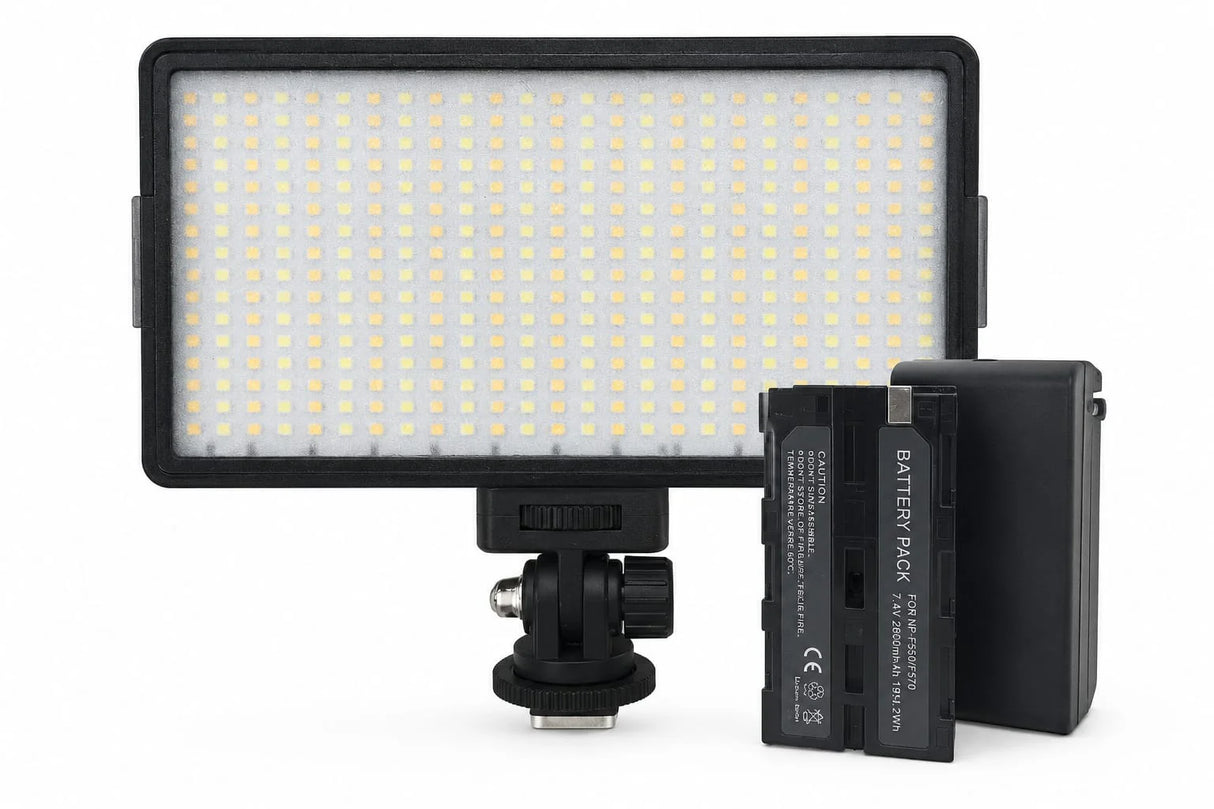 Kit Créateur K50 + Panneau LED 416 – Trépied Selfie 190 cm avec Éclairage Professionnel