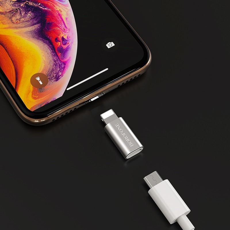 Adaptateur Micro-USB vers Lightning BOROFONE BV5 OTG