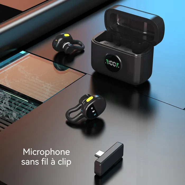 Micro-cravate sans fil 2.4G avec réduction DSP