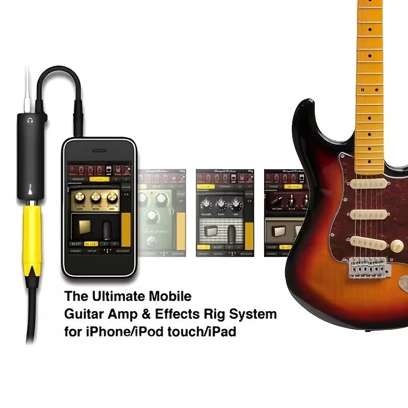 Interface Guitare i-Rig pour iPhone, iPad et Android – Adaptateur Audio