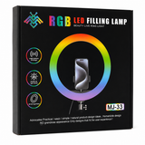 Ring Light RGB 33cm avec Trépied 2m