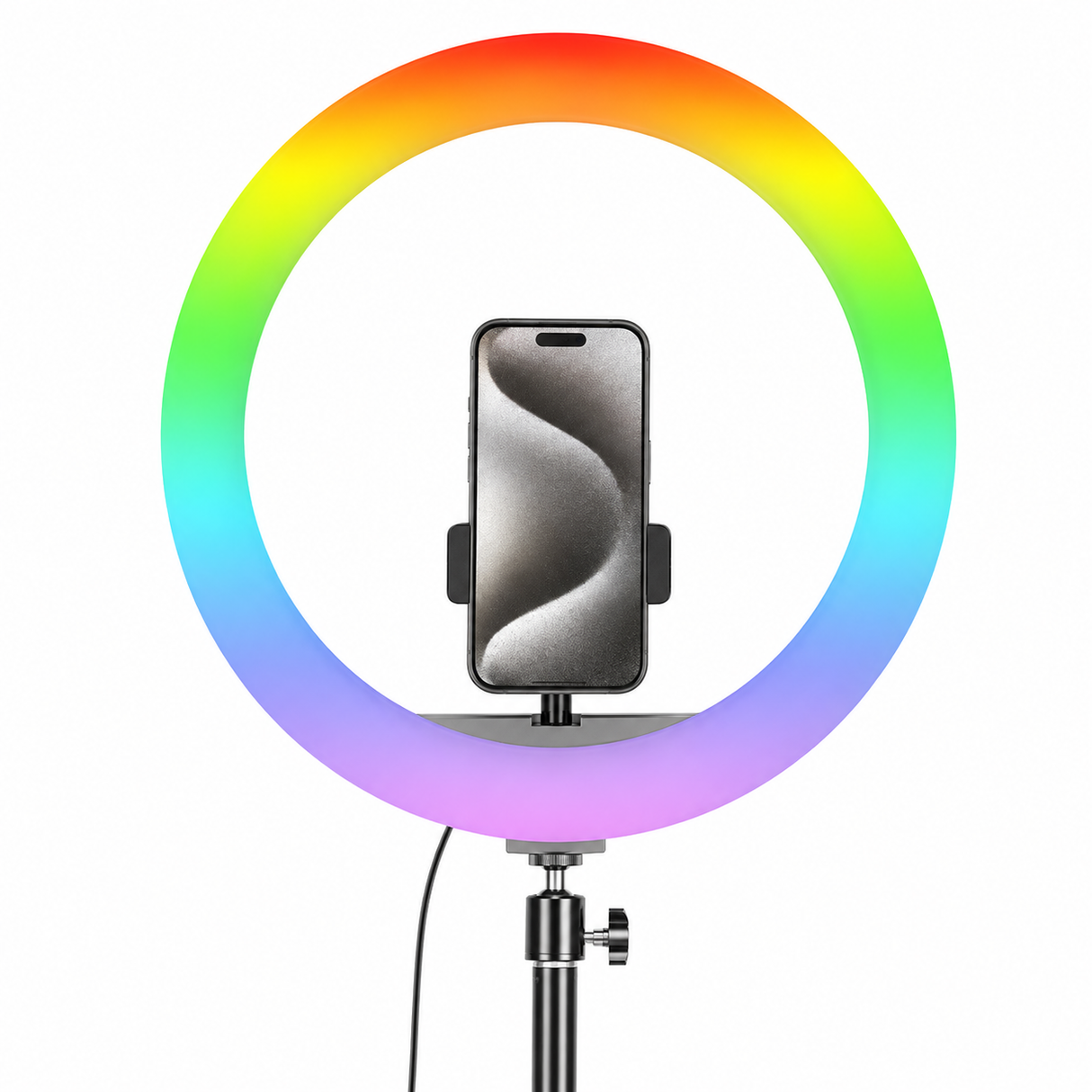 Ring Light RGB 33cm avec Trépied 2m