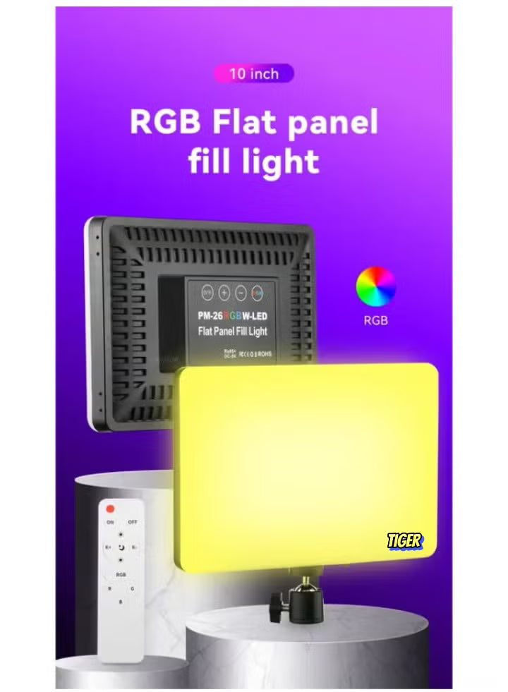 Panneau LED vidéo PL-26 pour photographie et éclairage studio