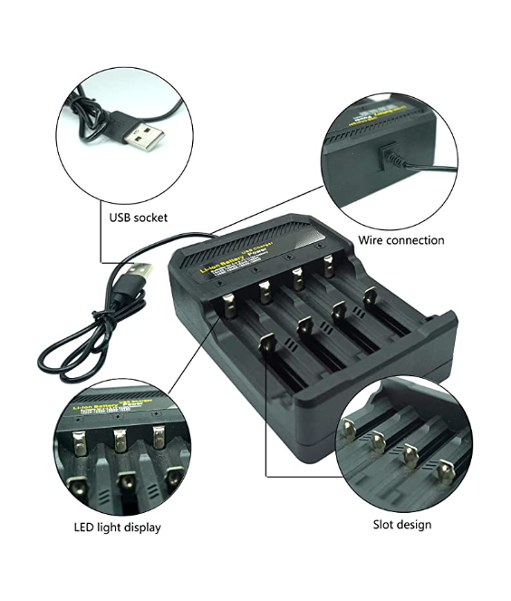 Chargeur Universel pour Piles Rechargeable 2A: Facile et Rapide