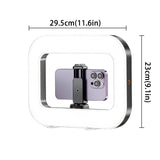 Smartphone Video Rig YM200 avec Anneau Lumineux LED | Stabilisateur Vidéo Professionnel avec Batterie 8000mAh