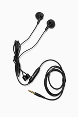 Écouteurs filaires stéréo avec microphone et fixation magnétique