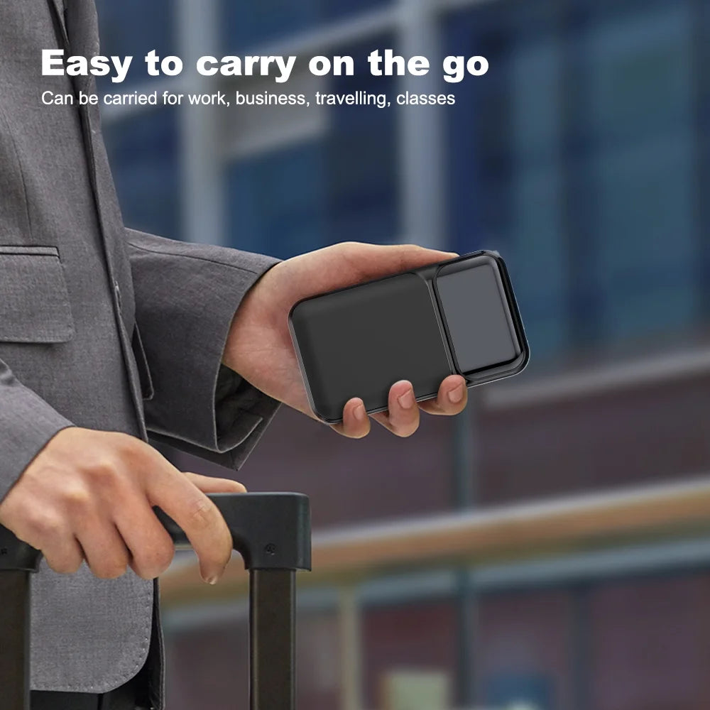 Power Bank 20000mAh avec Prise, Câbles Intégrés et Écran LED – Charge Rapide 22.5W USB-C