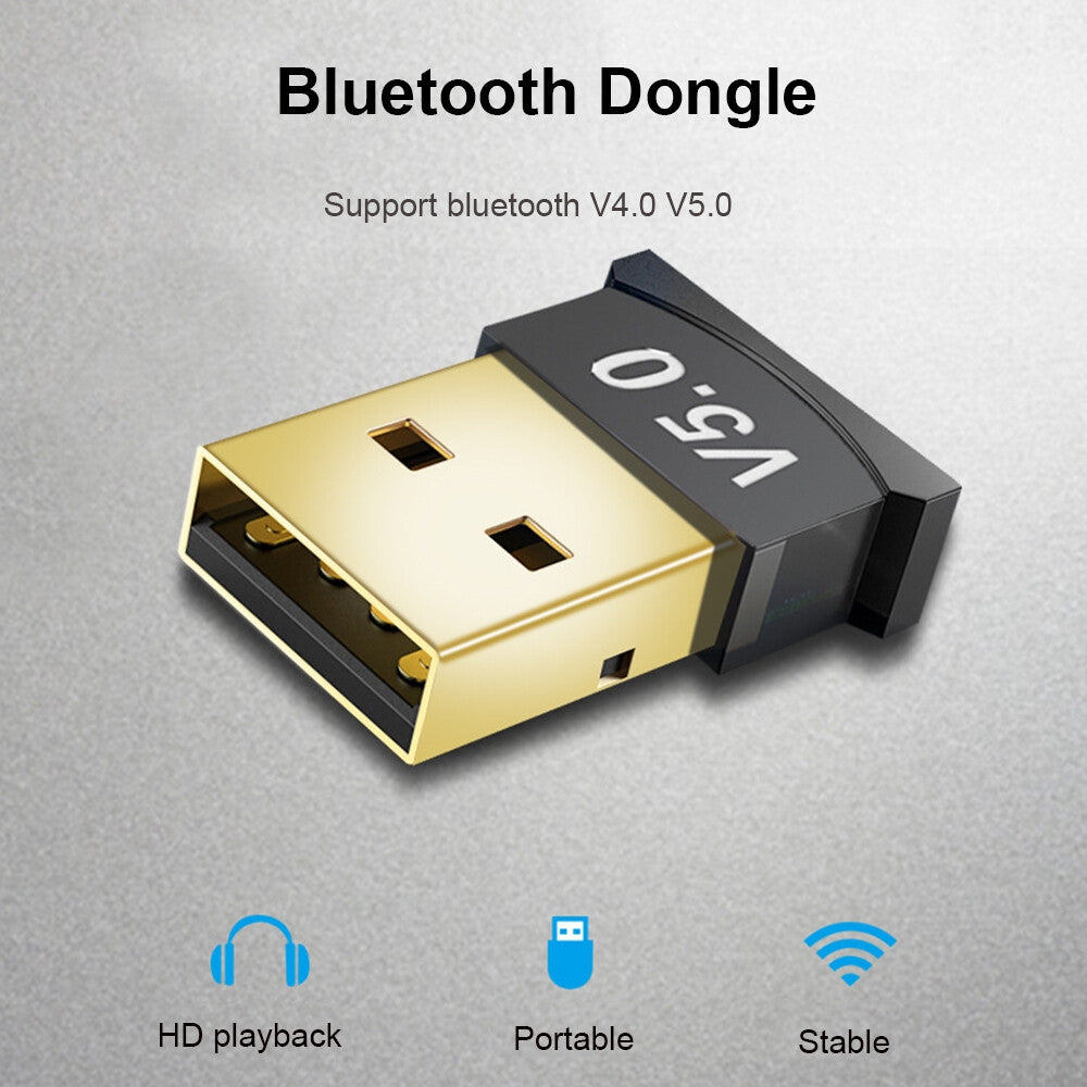 Adaptateur Bluetooth 5.0 USB – Longue Portée 50m, Plug & Play