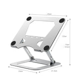 Support Pliable et Réglable pour Ordinateur Portable – Support en Métal Durable