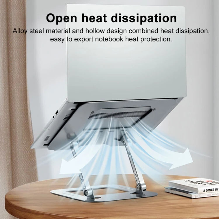 Support Pliable et Réglable pour Ordinateur Portable – Support en Métal Durable