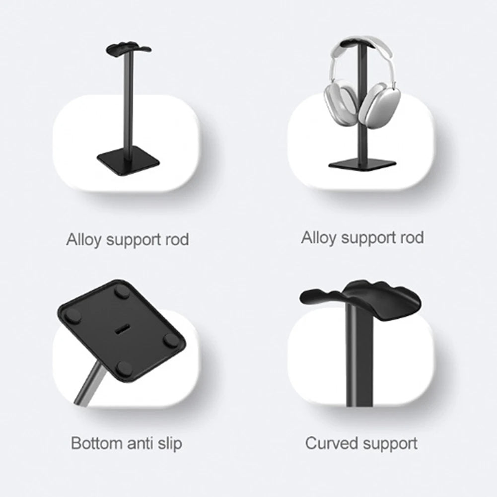 Support Casque Aluminium – Support Vertical Universel pour Casque Audio, Gaming, ou Studio